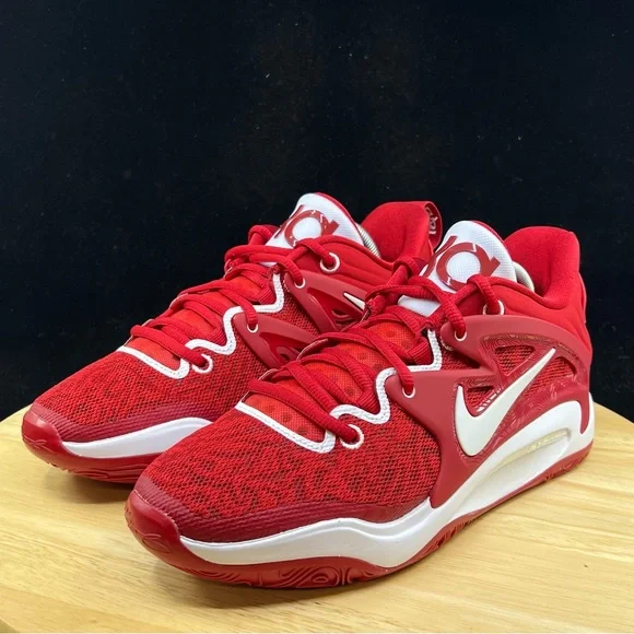 Nike KD15 TB Kevin Durant Basketball Shoes Gym Red DX6648-600 Men's Size 8.5 - Picture 2 of 10